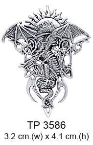 Celtic Dragon Pendant TP3586 - Jewelry